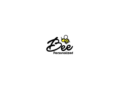 Bee Personalized Logo bee branding company logo logogram monogram