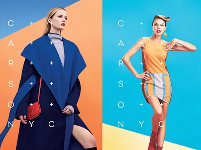 Carson Graphics concepts fashion graphic grid handbag logo nyc