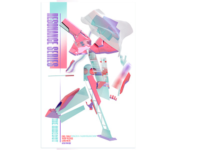 Resonance Series 05 3d gig illustration poster