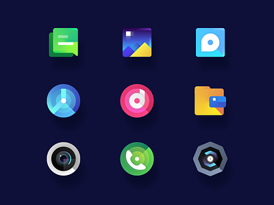 Game phone icon ui ux