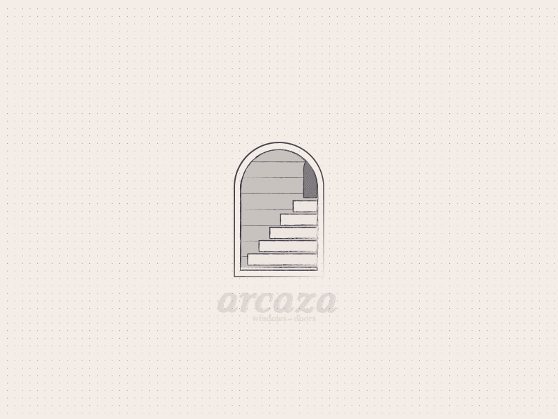 Arcaza Logo Design Process Animated animated animation branding gif logo constructions logo design logo process logo process gif logo sketch sketches