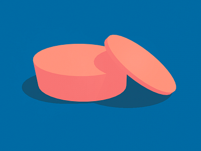 Bubble gum slice bubble design gum illustration