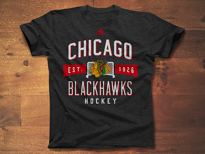 Shot Caller adidas chicago goal goalie hockey logo nhl sports