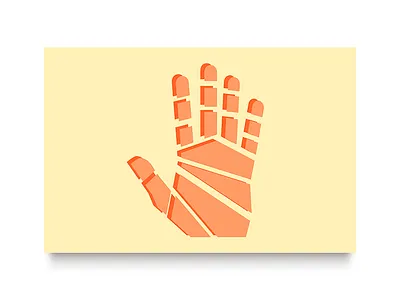 Abstract hand abstraction fingers hand