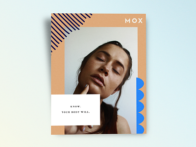 mind + body design concept ad layout beauty catalog hand drawn natural neutral organic pattern semicircle shapes skincare
