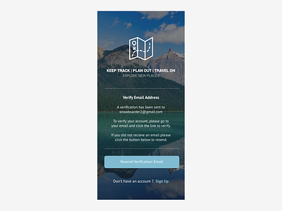 Keep Track | Plan Out | Travel On ~ Explore New Places design explore exploring plan planning snowboard snowboarding travel ui uidesign ux uxdesign