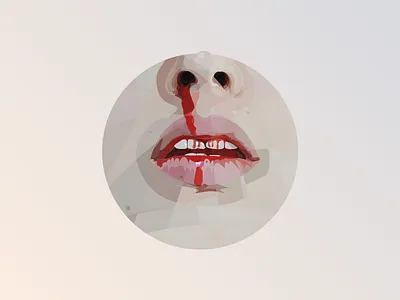 N O S E B L E E D abstract design geometrical graphic design illustration illustrator nosebleed