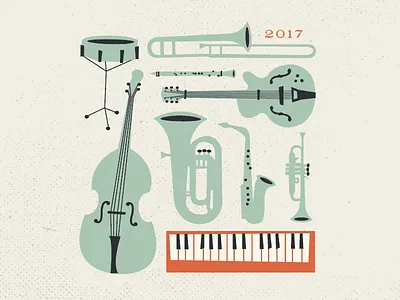 Symphony band bass brass guitar instruments jazz keyboard music saxophone symphony trombone trumpet