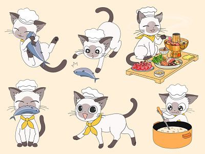 Cat Mascot and Logo logo mascot