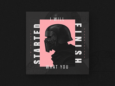 Dark Force Generations design graphic design post social media star wars typography