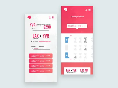 Pathfinder Air - UI/UX Challenge 2.0 airplane booking design interface landing page seats ui user ux webdesign website