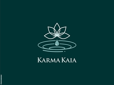 Lotus Logo dropwater flower identity inspirational logo logodesign logomark lotus waterwaves