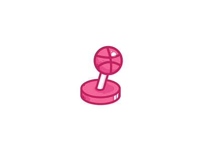 Logo Challenge | Arcade Logo arcade dailylogochallenge dribbble flat game illustration joystick logo logotype