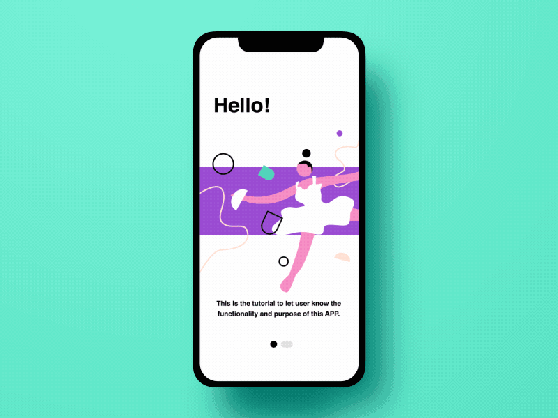 A beauty app illustration ui ux