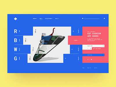 HeaderZ_12 design header landing minimal photoshop sketch ui ux web website