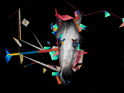 Space Horse element eyes geometry horse kandinsky malevich modern space suprematism