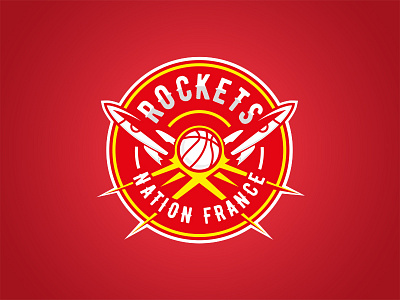 Logotype - Rockets Nation France houston rockets logo rocket logo sport logotype nba rockets