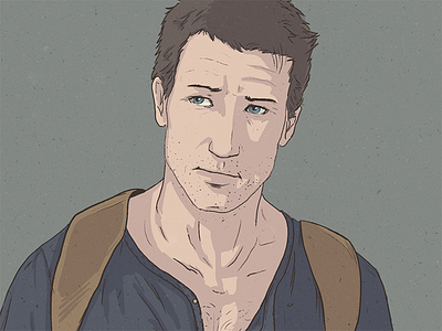 Nathan Drake character drake game illustration photoshop playstation uncharted