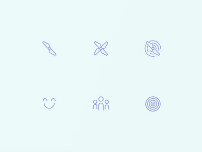 Friendly icon set icon iconography icons illustrations ui user experience ux