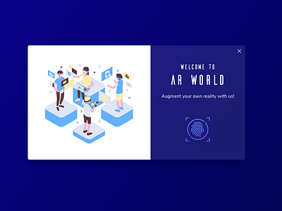 UI Challenge - Pop Up ar challenge pop ui up world