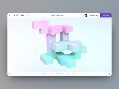3D Gradient 3d abstract design free gradient gradients how to render shape vectary