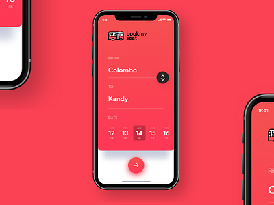 Bus Booking App app booking bus ui ux