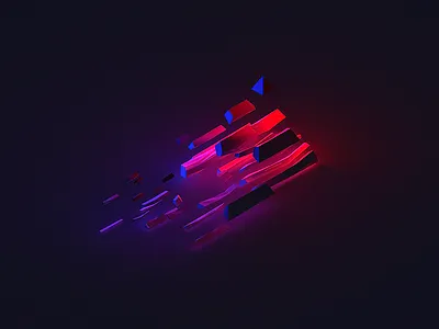 Abstrat Geometry "Pyramid" 3d abstract art c4d geometry illustration