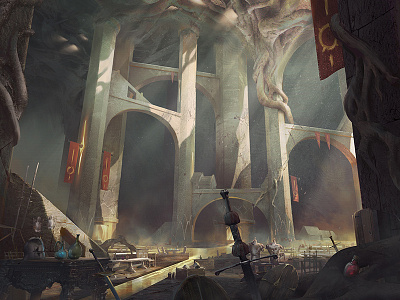 Malkyrs Illustration art card game cardgame illustration key art matte