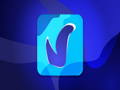 Daily Ui Challenge 005- App Icon 005 app icon blue daily challenge gradients