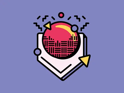 Kickball: Google Sticker Set icon illustration kickball pattern school sports