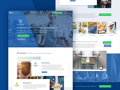 Paper Science Company Website Redesign ui ux web design