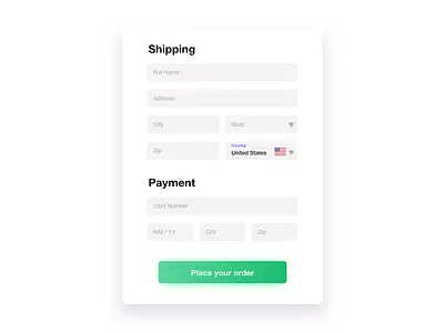 Checkout Page checkout checkout form checkout page e commerce form pay payment payment page shopping shopping cart ui ux