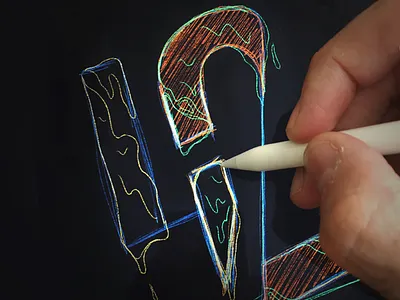 42º apple blazing colorfull drawing hot ipad liquid lisbon melting pro procreate sketch