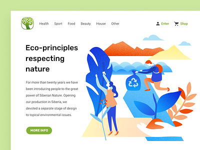 siberian health #4 baikal eco flat green health landingpage