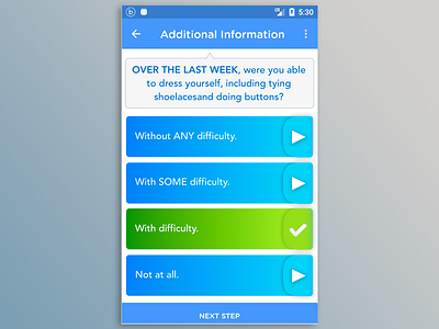 Physician Questionnaire Mobile Ui ipad ui design medical ui design mobile design mobile device physician app product design sketch ui design ui buttons ui design ui medical interface ux ui design