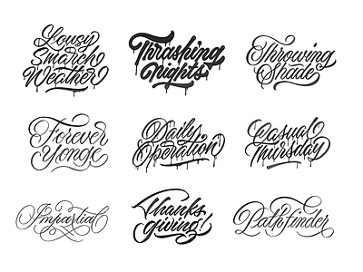 Lately calligraphy custom type hand lettering lettering script type typography