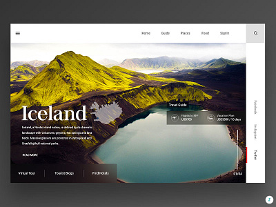 Finland design designer dribbble interface landing page ui ui design ux webpage wireframe