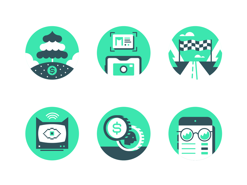 Account State icons animation fun stuff gif icons illustration