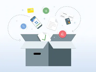 Service pack banco bank banking card cash color credit credit card debit illustration ilustracion money