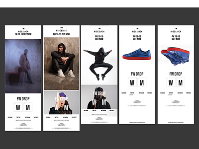 Hide And Jack • Newsletter FF19 css ecommerce fashion html illustrator layout newsletter template webdesign graphic design wireframe