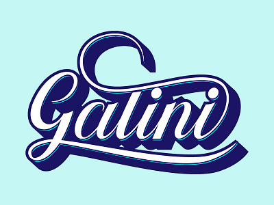 Galini Handwritten logo Design branding design handwritten lettering logo logotype script signature swash