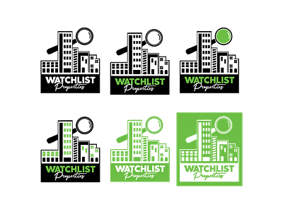 Watchlist Logo logo promotional realty screenprint