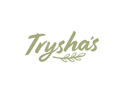 Trysha's boutique brand identity branding creations gifts goods homemade logo logo design logos