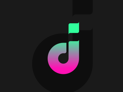 DAY 9, MUSIC STREAMING PLATFORM dailylogochallenge logotype minimal music