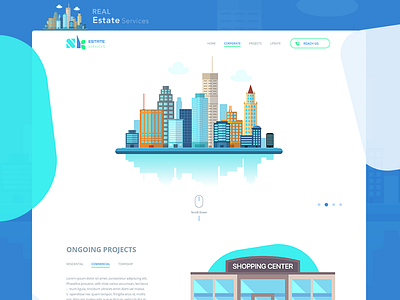 Real Estate Landing Page landing page real estate user experience user interface web page