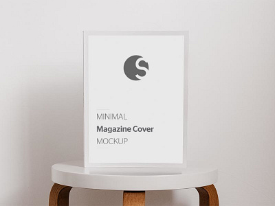 FREE Minimal Magazine Cover Mockup book cover mockup cover mokcup free free psd magazine mockup psd mockup