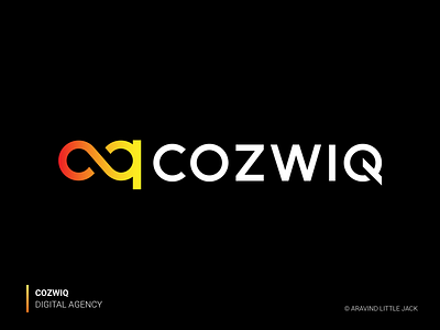 Digital Agency Logo - Cozwiq brand branding design digital agency identity logo