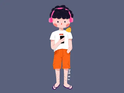 boy boy cute illustrations music