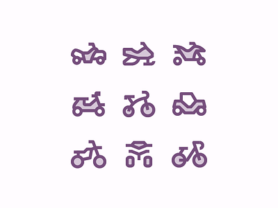 Material Design Two-Tone: Transport graphic design icon icon design icons8 illustrator material outlined stroke transport ui design vector