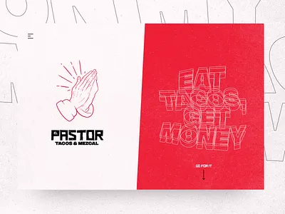 El Pastor - Home Page bold. animation branding el pastor hero interaction landing page taco typography ui ux website
